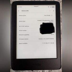 Kindle Paperwhite 11th gen